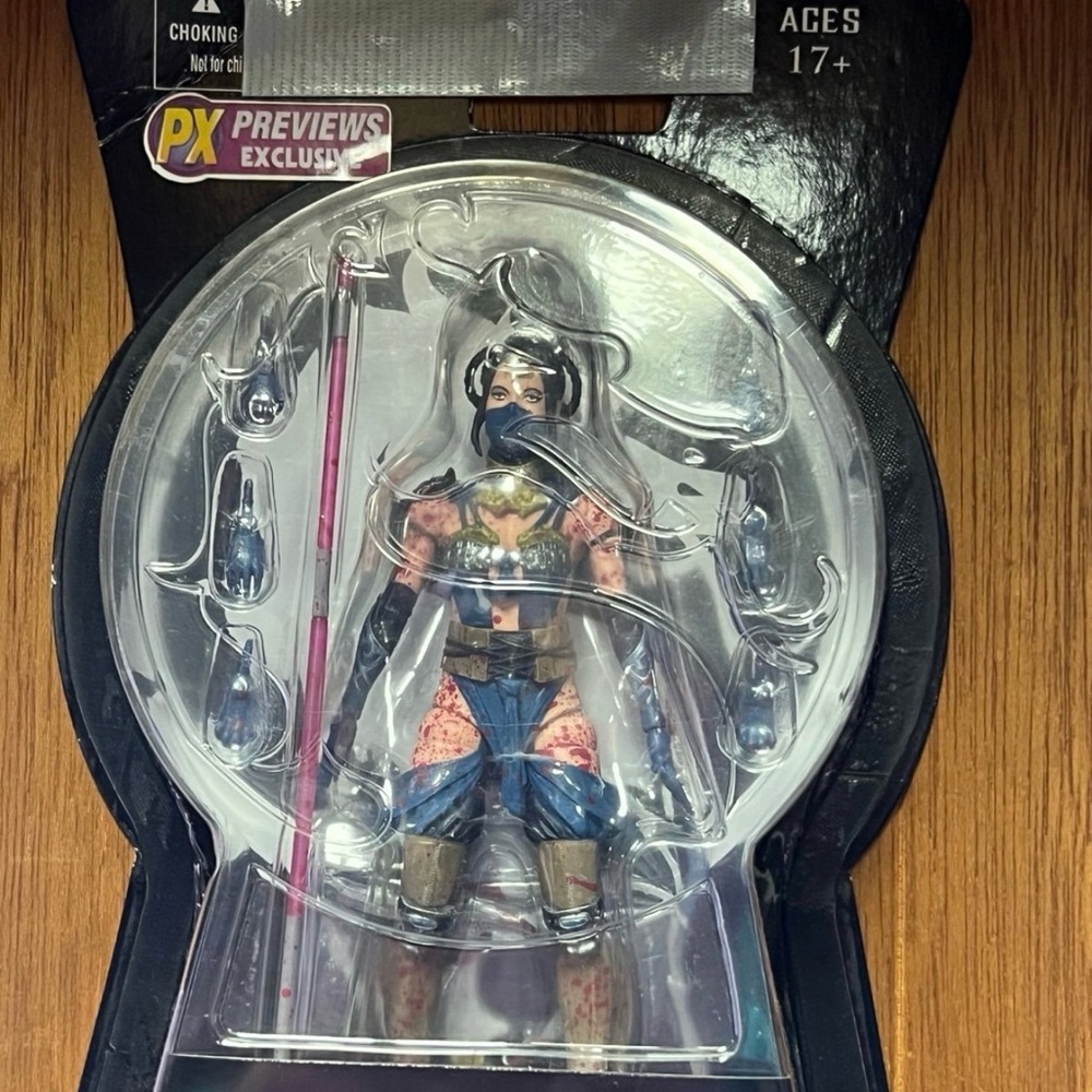 Mortal Kombat X Kitana Action Figure - Blue and Black